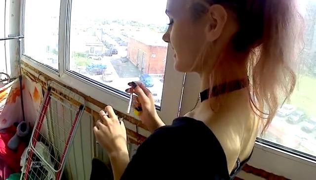 В Москве на балконе чел прет свою сучку, русский секс, бритая киска, минет с финалом, супер порно, uzbum.su